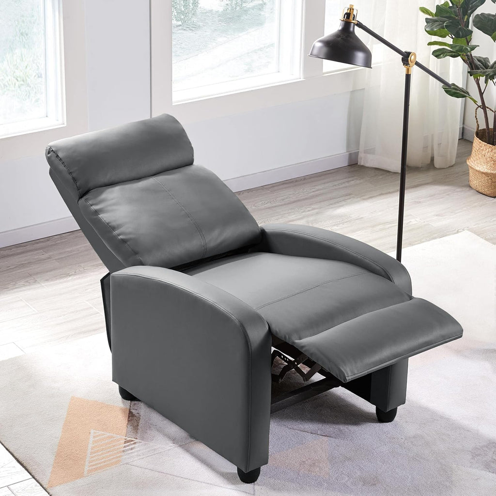 Yaheetech Recliner Chair Set of 2 Faux Leather Home Theater Seating