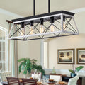 5-Light Pendant Lights Fixture, Farmhouse Chandeliers for Dining Room,