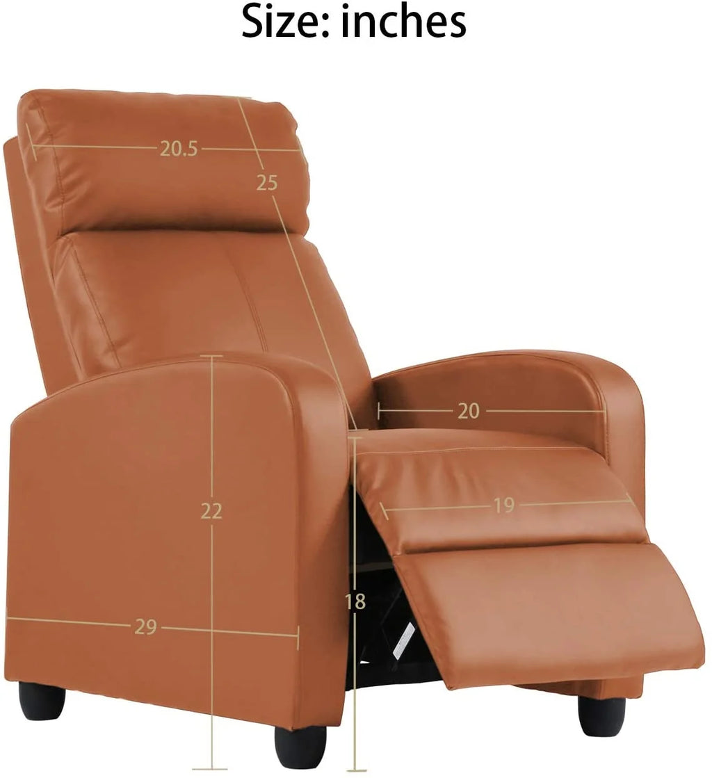 Recliner Chair for Living Room Furniture Home Theater Seating Glider