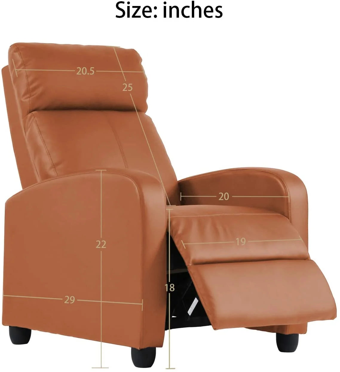 Recliner Chair for Living Room Furniture Home Theater Seating Glider