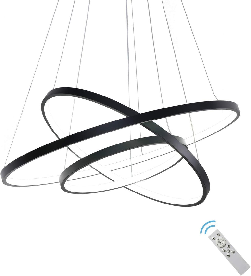 Modern LED Chandelier Lighting Dimmable Ceiling Dining Room Chandeliers