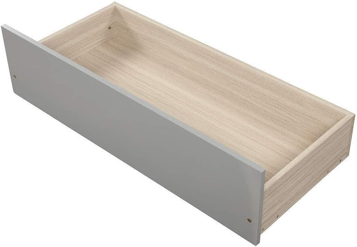 Bunk Beds Full over Full Size, Solid Wood Full Bunk Beds with Drawers