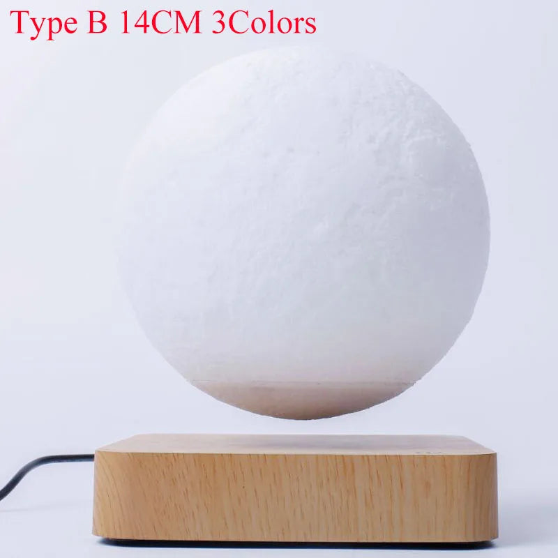 ZK30 Levitating Moon Lamp Night Light Floating 3D Printing LED Moon